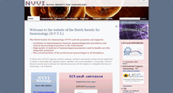 Desktop Screenshot of dutchsocietyimmunology.nl