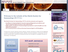 Tablet Screenshot of dutchsocietyimmunology.nl